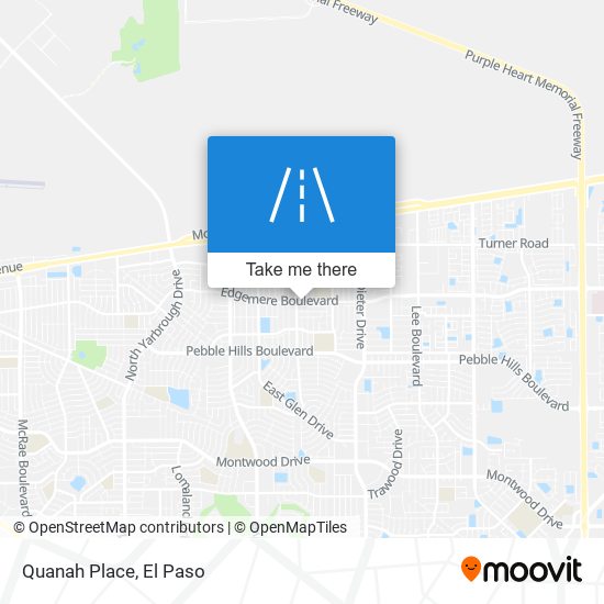 Quanah Place map