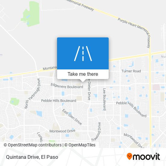 Quintana Drive map