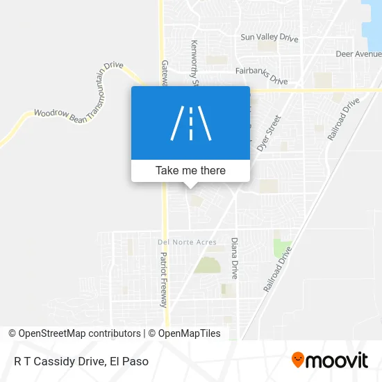 R T Cassidy Drive map