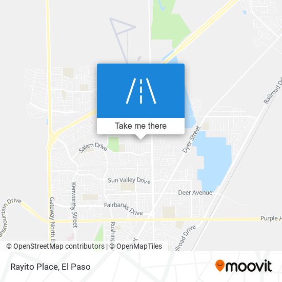 Rayito Place map