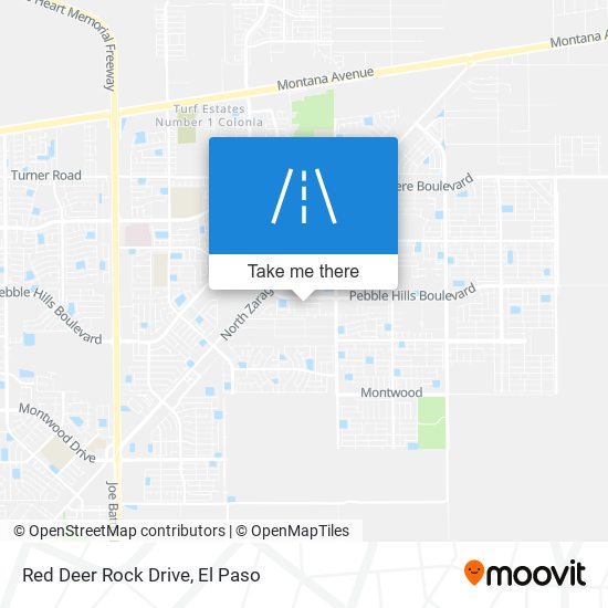 Red Deer Rock Drive map