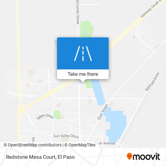 Redstone Mesa Court map