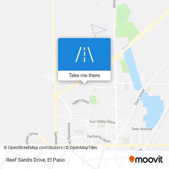 Reef Sands Drive map