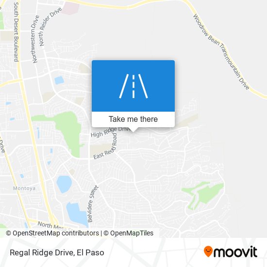 Regal Ridge Drive map