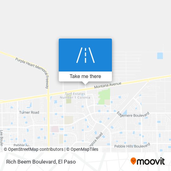 Rich Beem Boulevard map