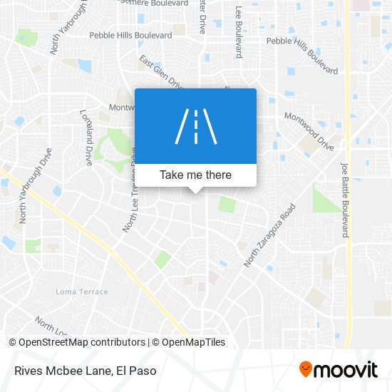 Rives Mcbee Lane map