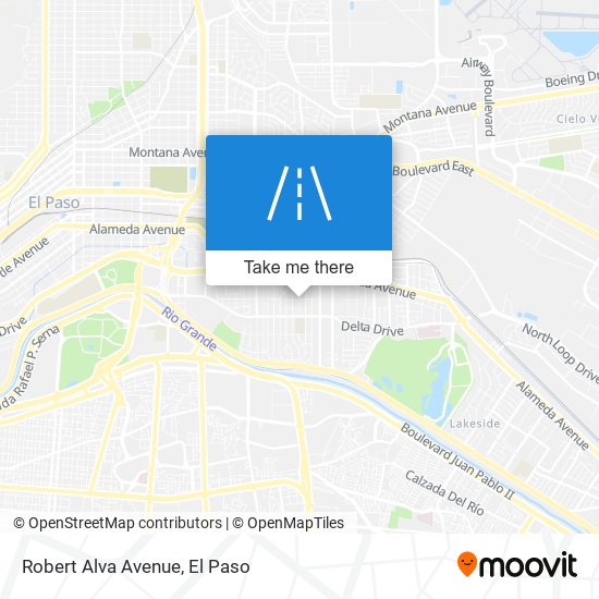 Robert Alva Avenue map