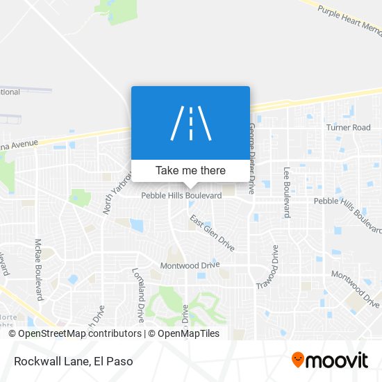 Rockwall Lane map