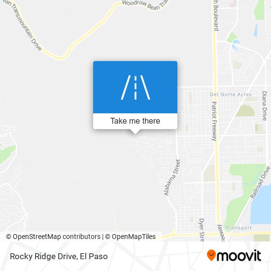 Rocky Ridge Drive map