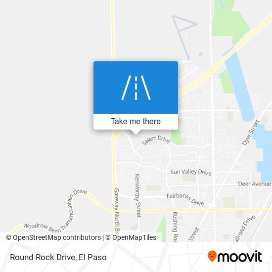 Round Rock Drive map