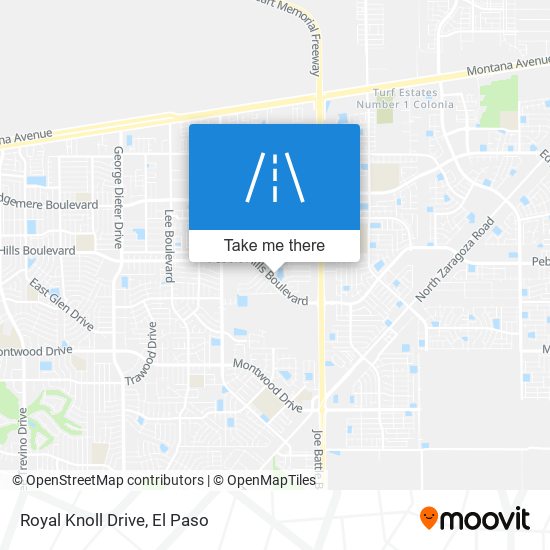 Royal Knoll Drive map