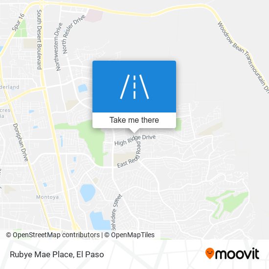 Rubye Mae Place map