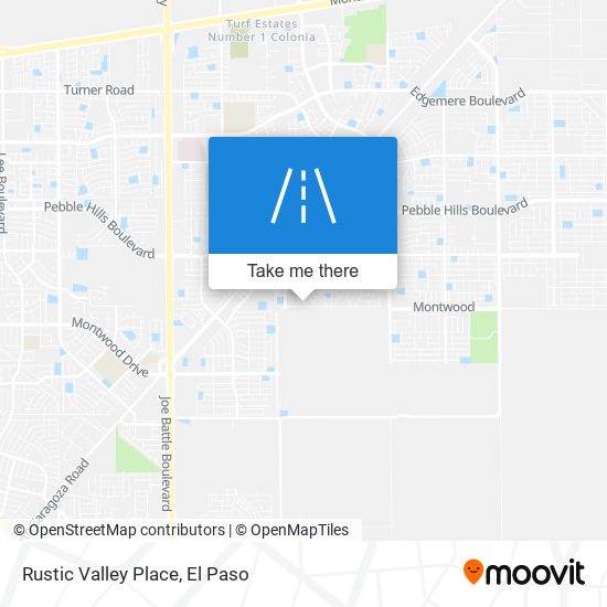 Rustic Valley Place map