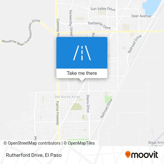 Mapa de Rutherford Drive