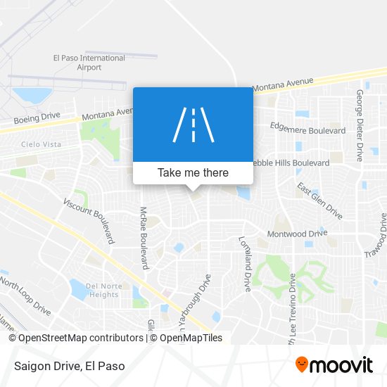 Mapa de Saigon Drive