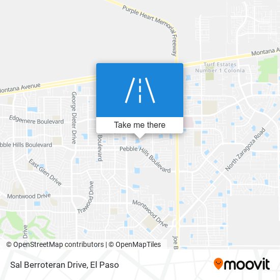 Sal Berroteran Drive map