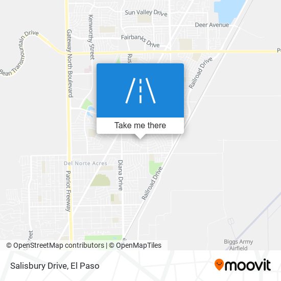 Salisbury Drive map