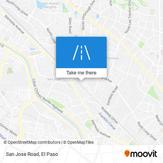 San Jose Road map