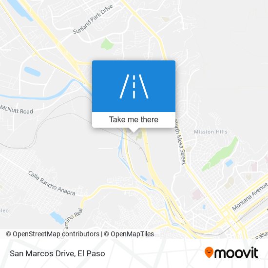 San Marcos Drive map