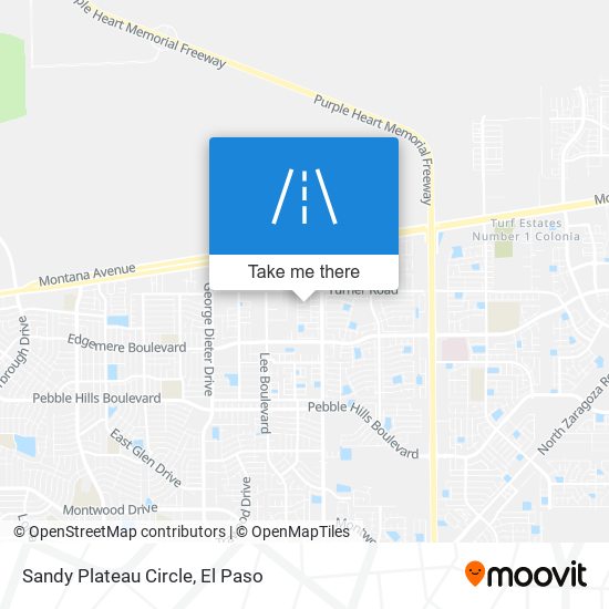 Sandy Plateau Circle map