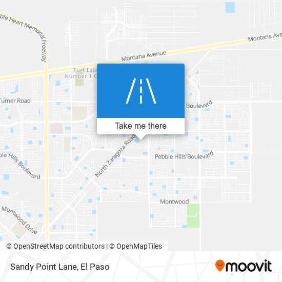 Sandy Point Lane map