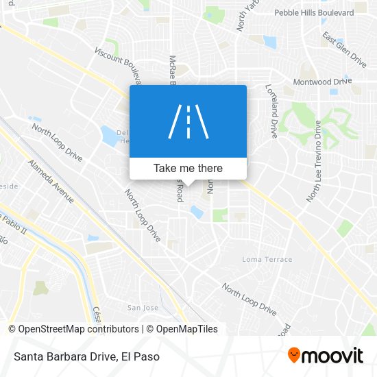 Mapa de Santa Barbara Drive