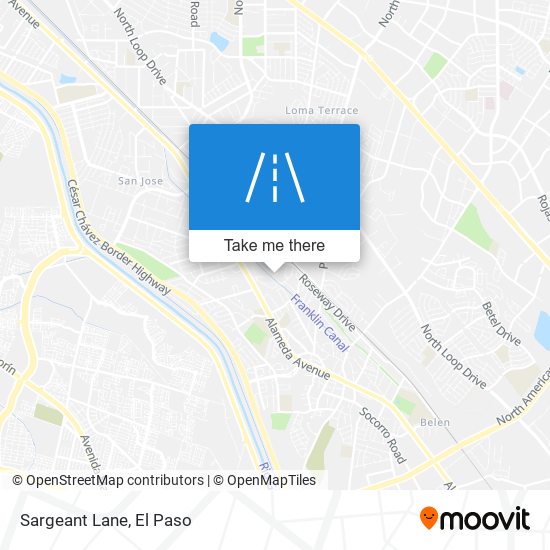 Sargeant Lane map