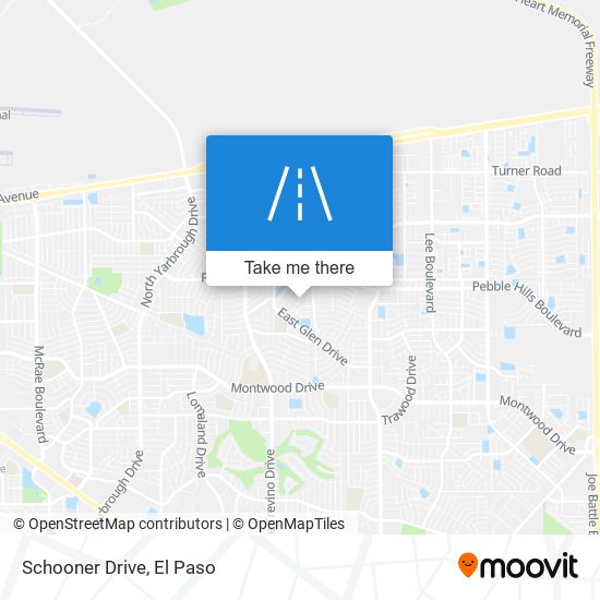 Schooner Drive map