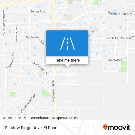 Shadow Ridge Drive map