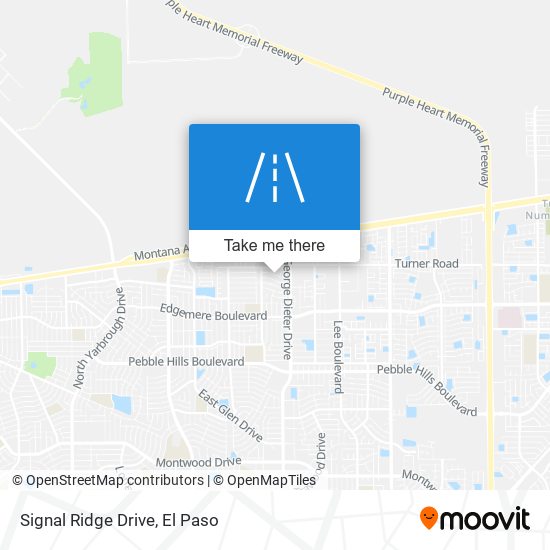 Mapa de Signal Ridge Drive
