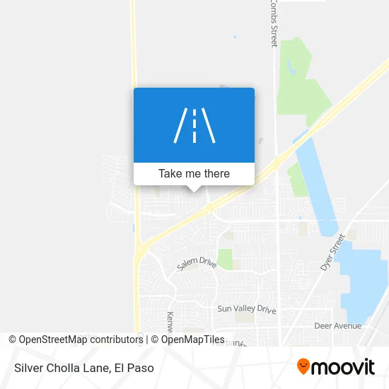 Silver Cholla Lane map