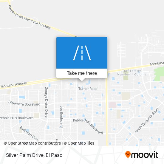 Silver Palm Drive map