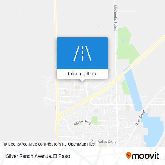 Silver Ranch Avenue map