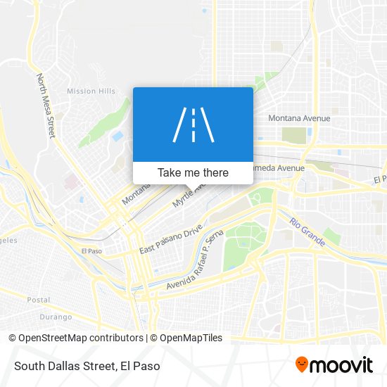 South Dallas Street map