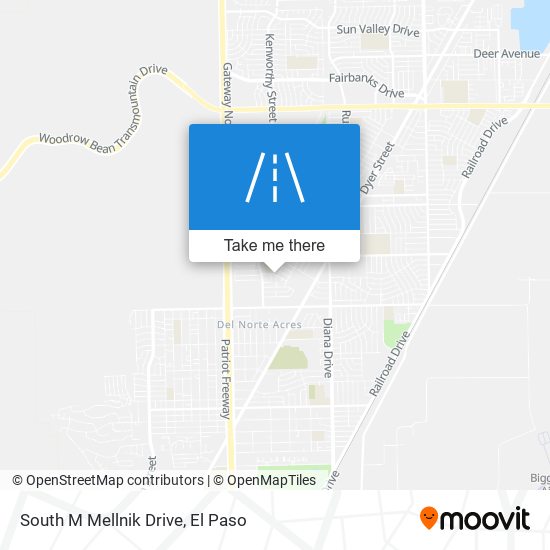 Mapa de South M Mellnik Drive