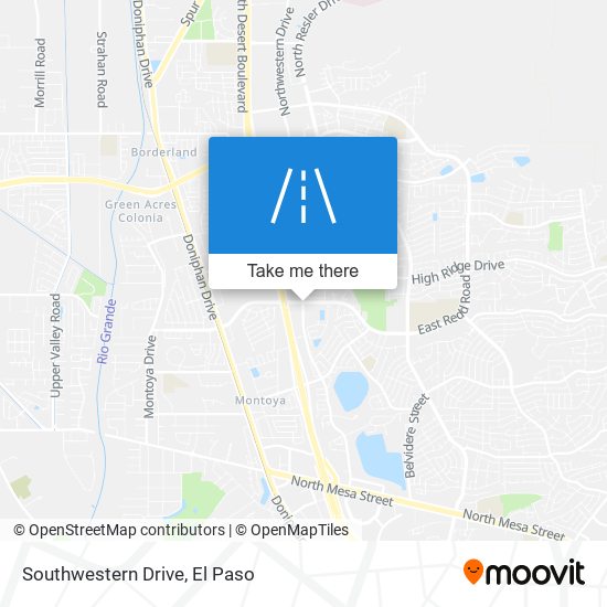 Mapa de Southwestern Drive