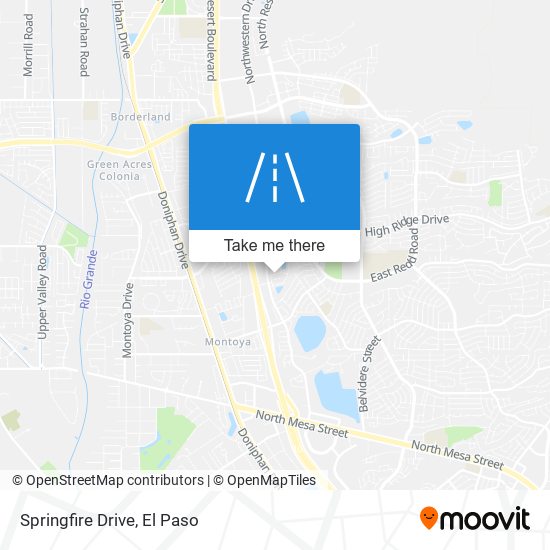 Springfire Drive map