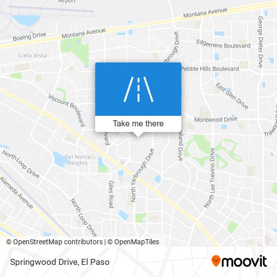 Mapa de Springwood Drive