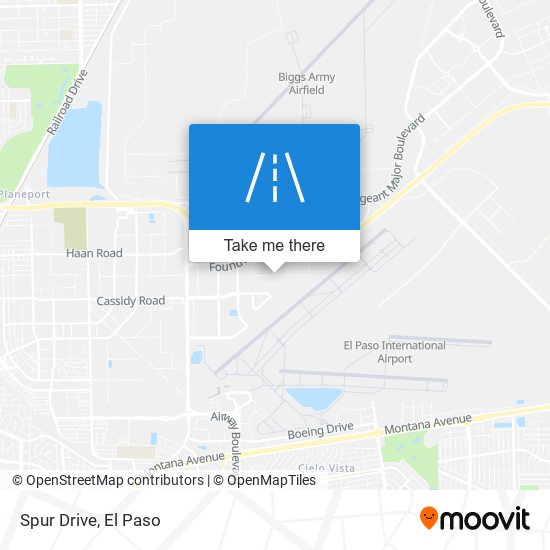 Spur Drive map