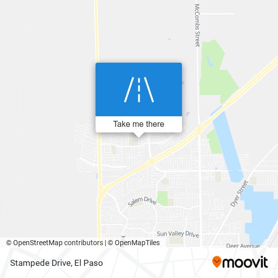 Stampede Drive map