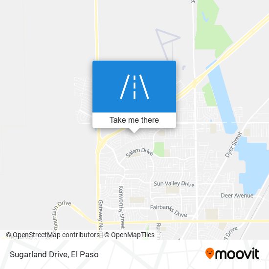 Sugarland Drive map