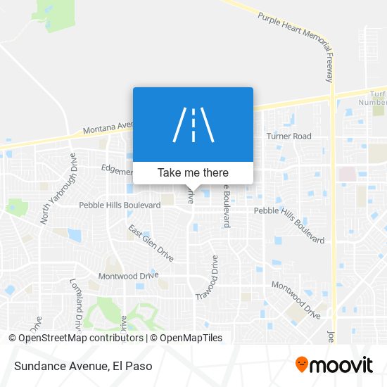 Mapa de Sundance Avenue