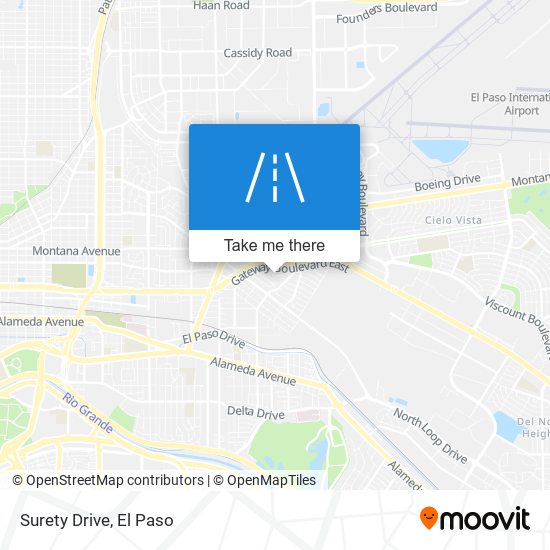 Surety Drive map