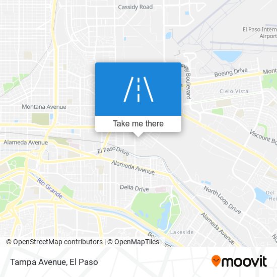 Tampa Avenue map