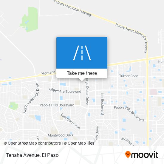 Tenaha Avenue map