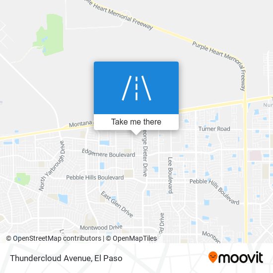 Thundercloud Avenue map