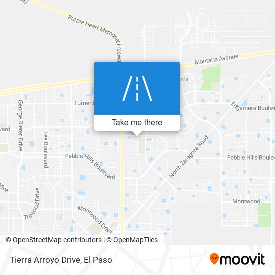 Tierra Arroyo Drive map