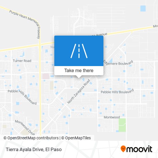 Tierra Ayala Drive map