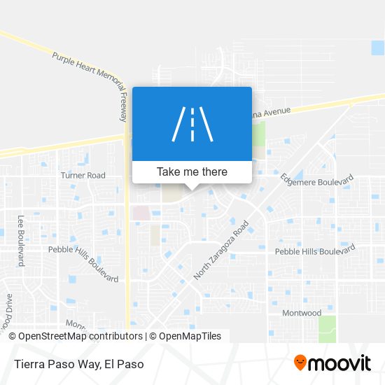 Tierra Paso Way map