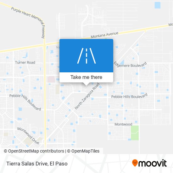 Tierra Salas Drive map